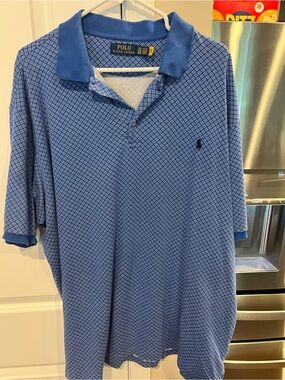 Polo Ralph Lauren Magnolia Deco Geometric Polo Shirt QR Verified Size 2XLT